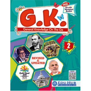 Edu Hub General Knowledge on the Go - 2 (Free Kit with Worksheet Booklet)